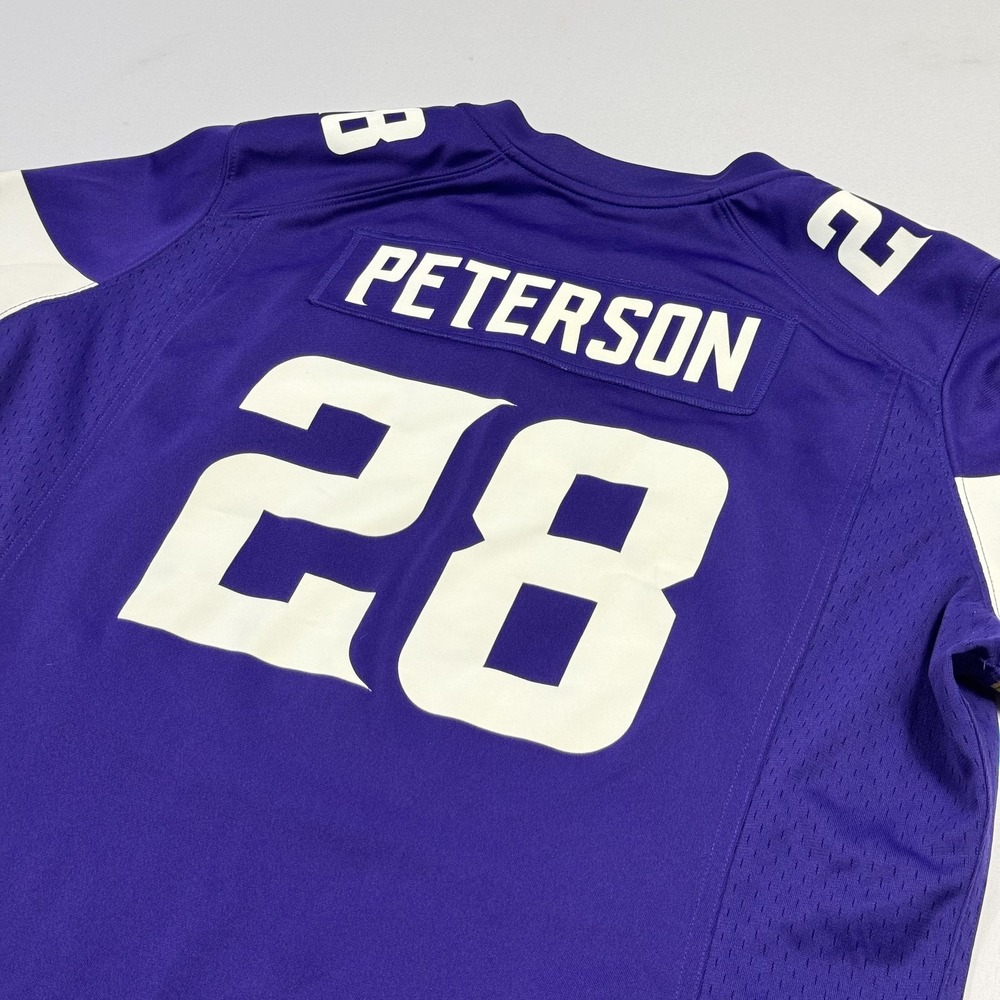 Nike Minnesota Vikings‎ Adrian Peterson #28 Jersey Mens 2XL Purple NFL Football